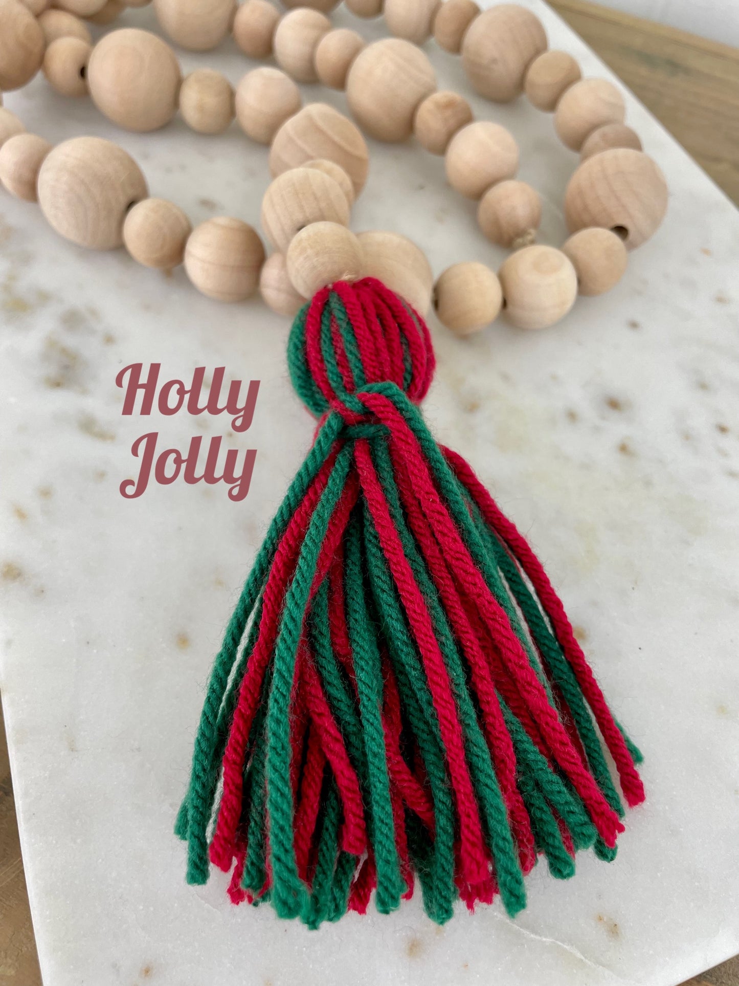 Wood Decor Bead Strand ~ Gayle