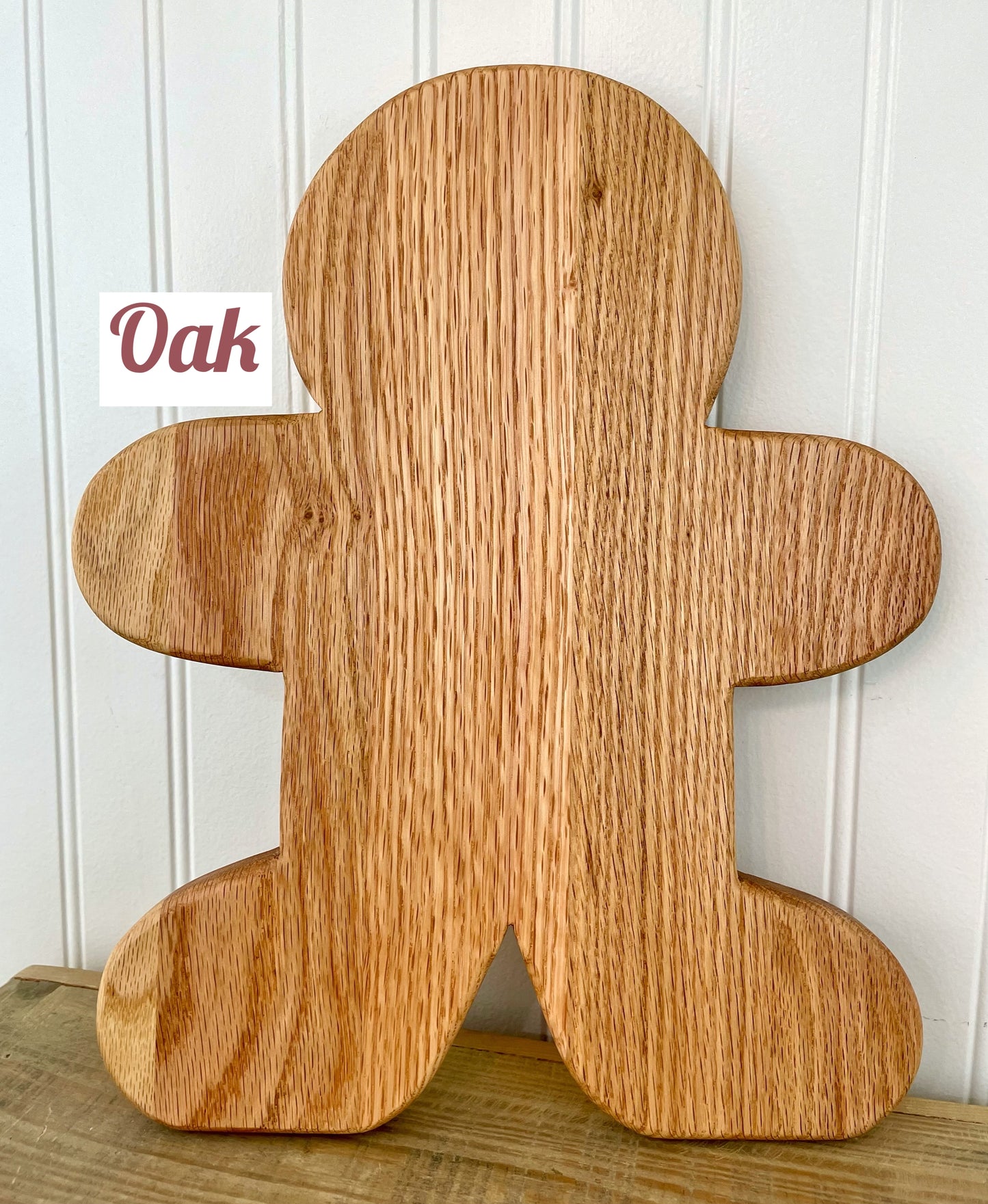 Handcrafted Gingerbread Man Board