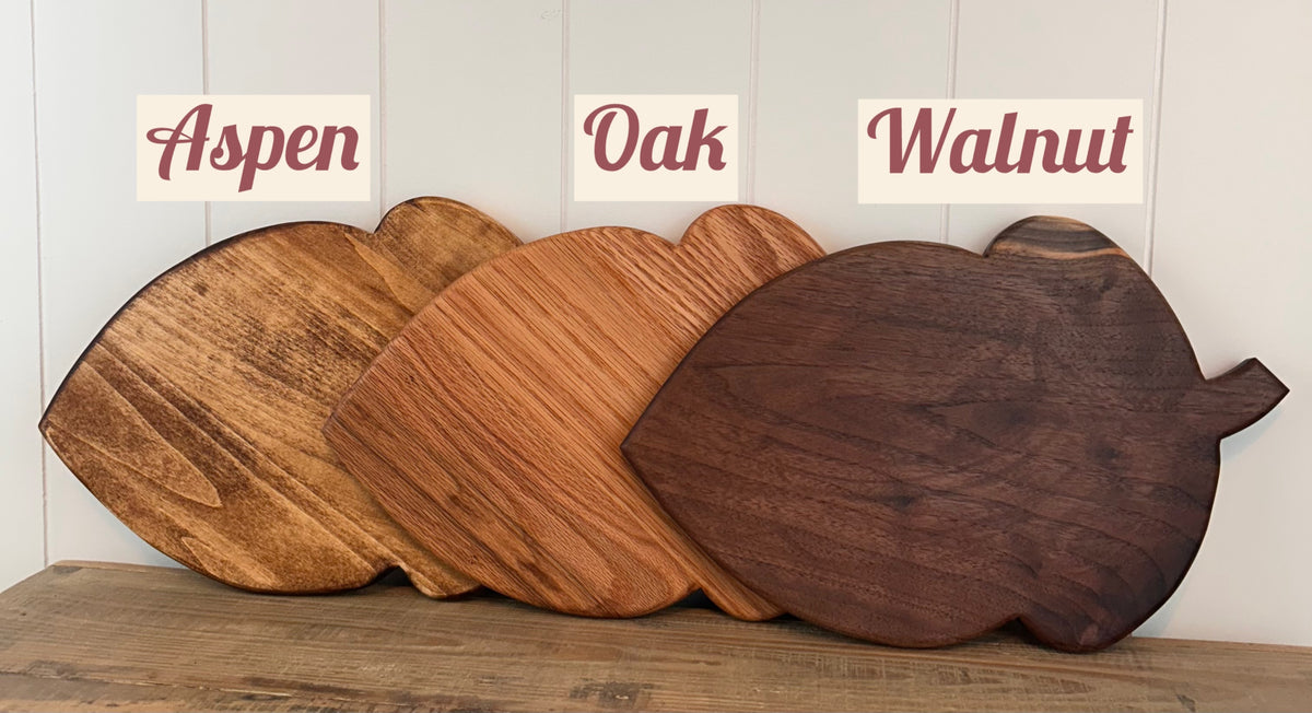 Handcrafted Acorn Serving Board