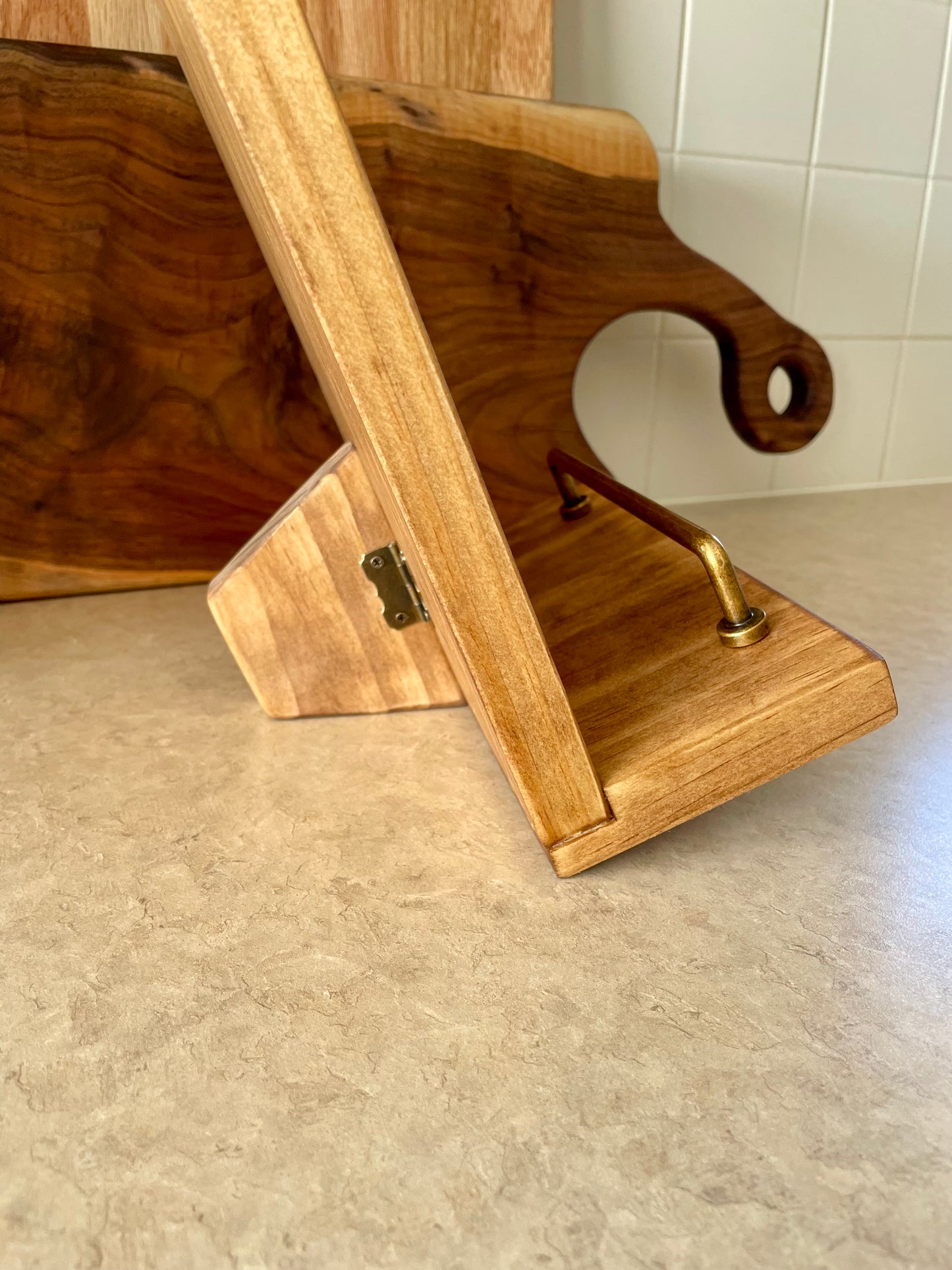 Handcrafted Cookbook Stand