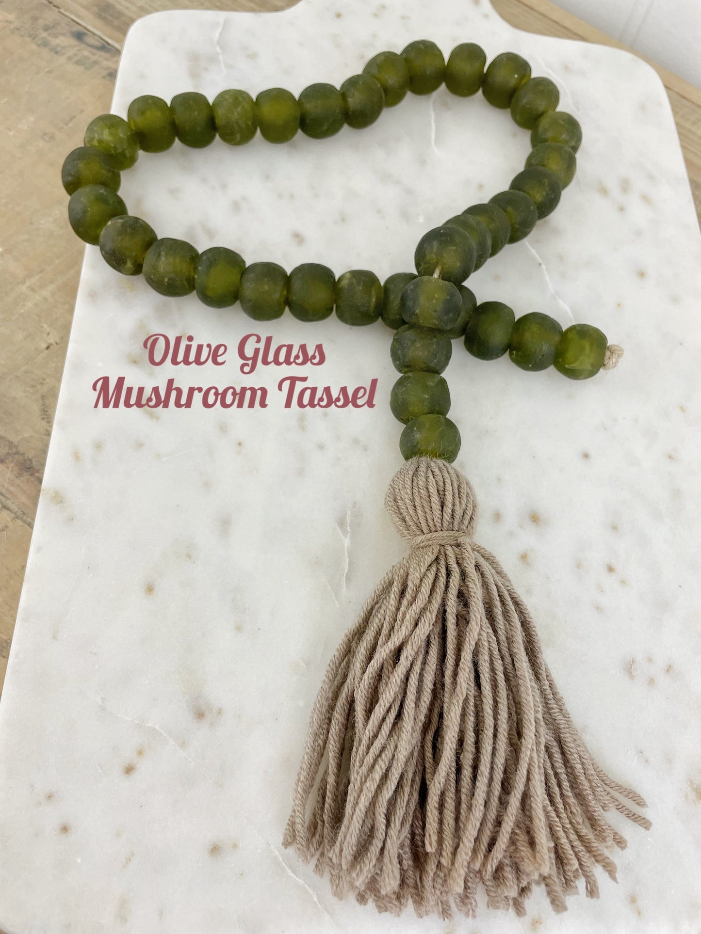 Glass Decor Bead Strand