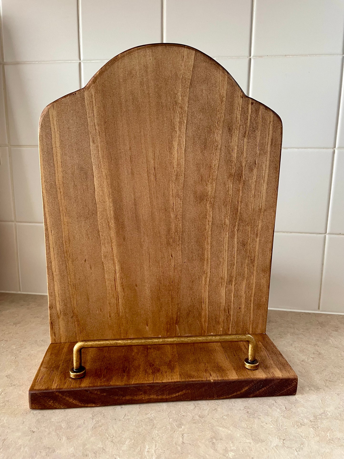 Handcrafted Cookbook Stand