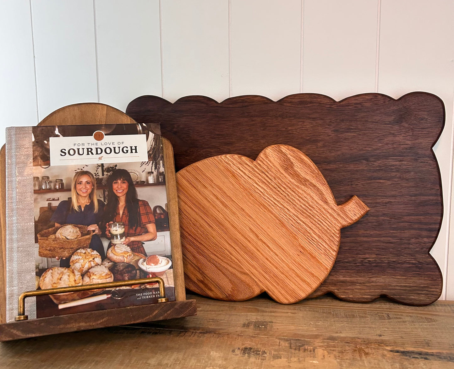 Handcrafted Ruffled Walnut Charcuterie Board