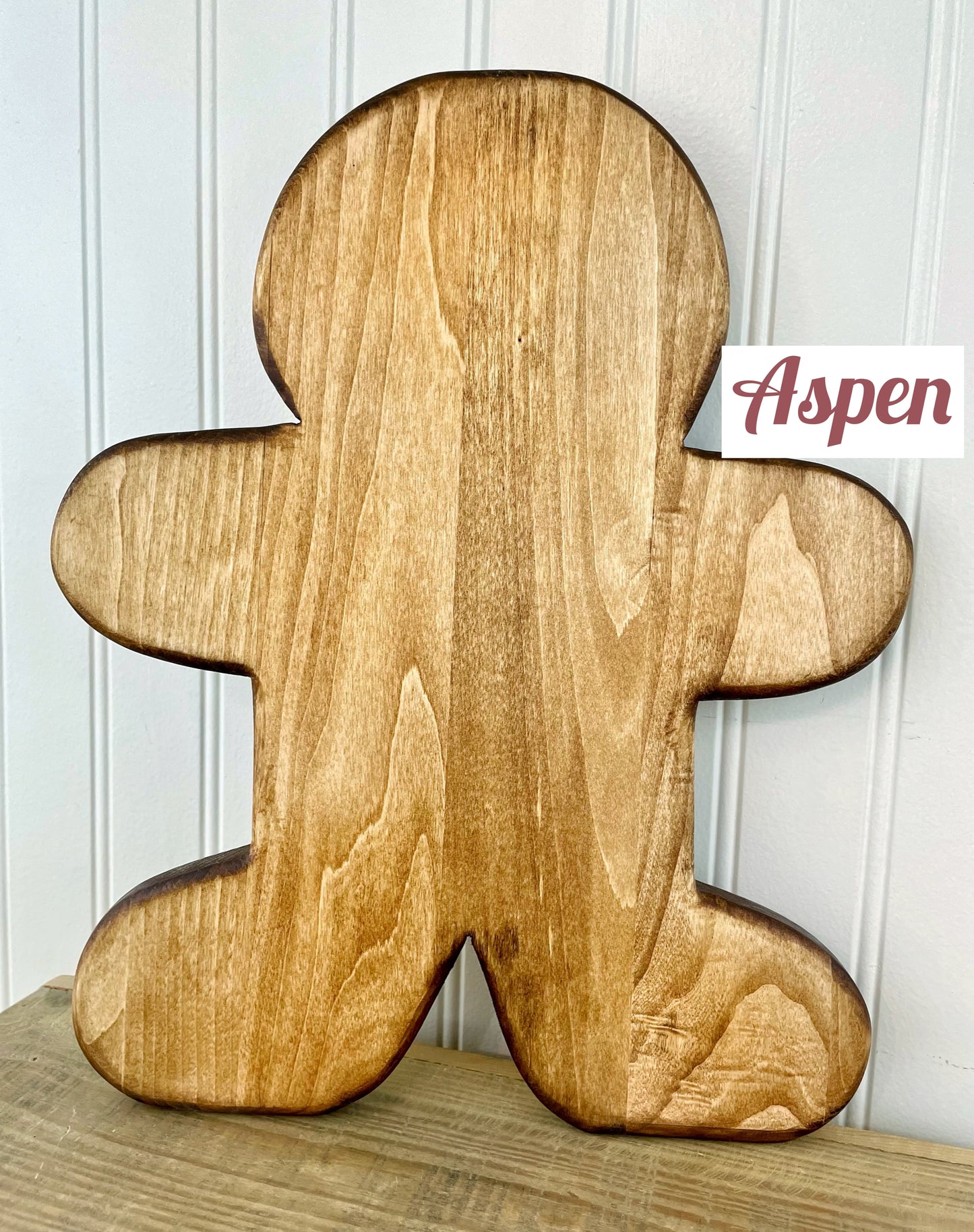 Handcrafted Gingerbread Man Board