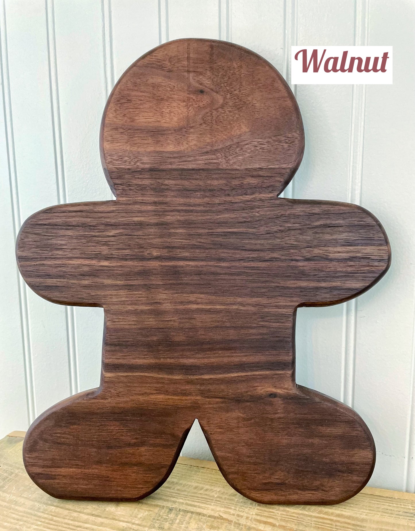 Handcrafted Gingerbread Man Board