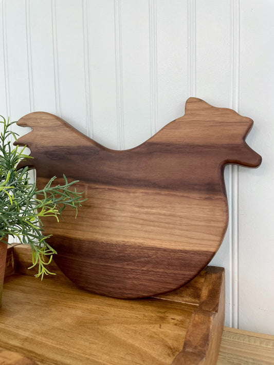 Handcrafted Hen Serving Board
