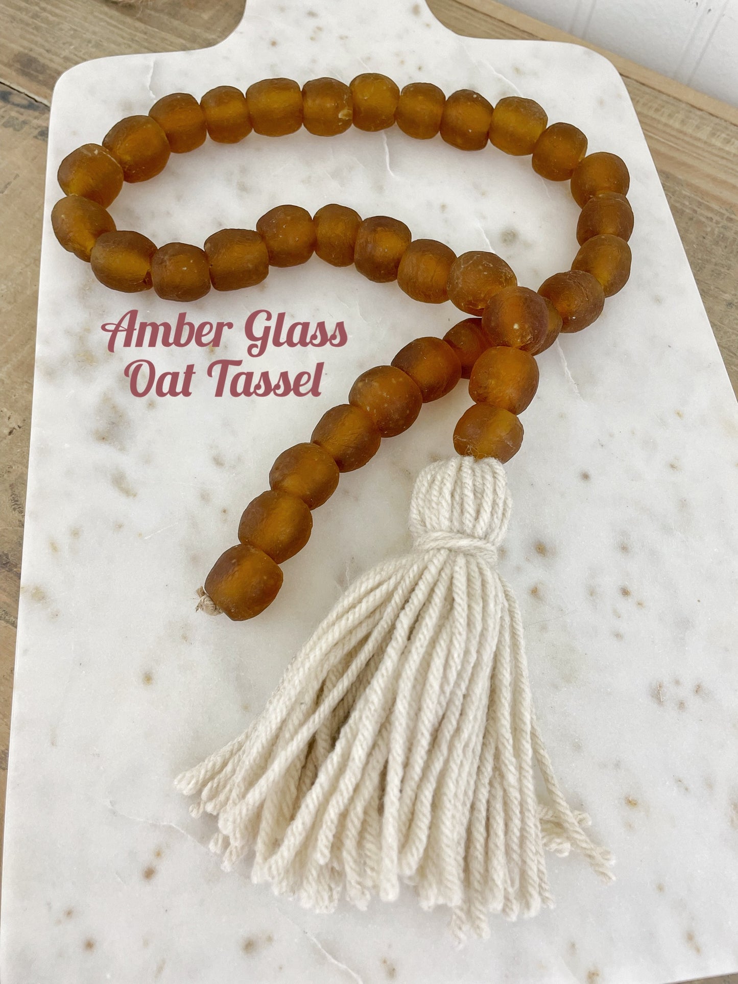 Glass Decor Bead Strand