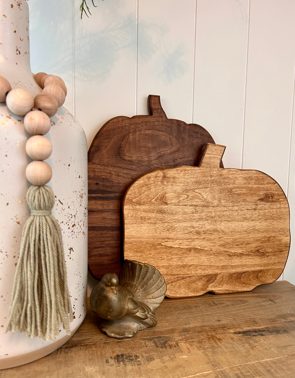 Handcrafted Pumpkin Serving Board