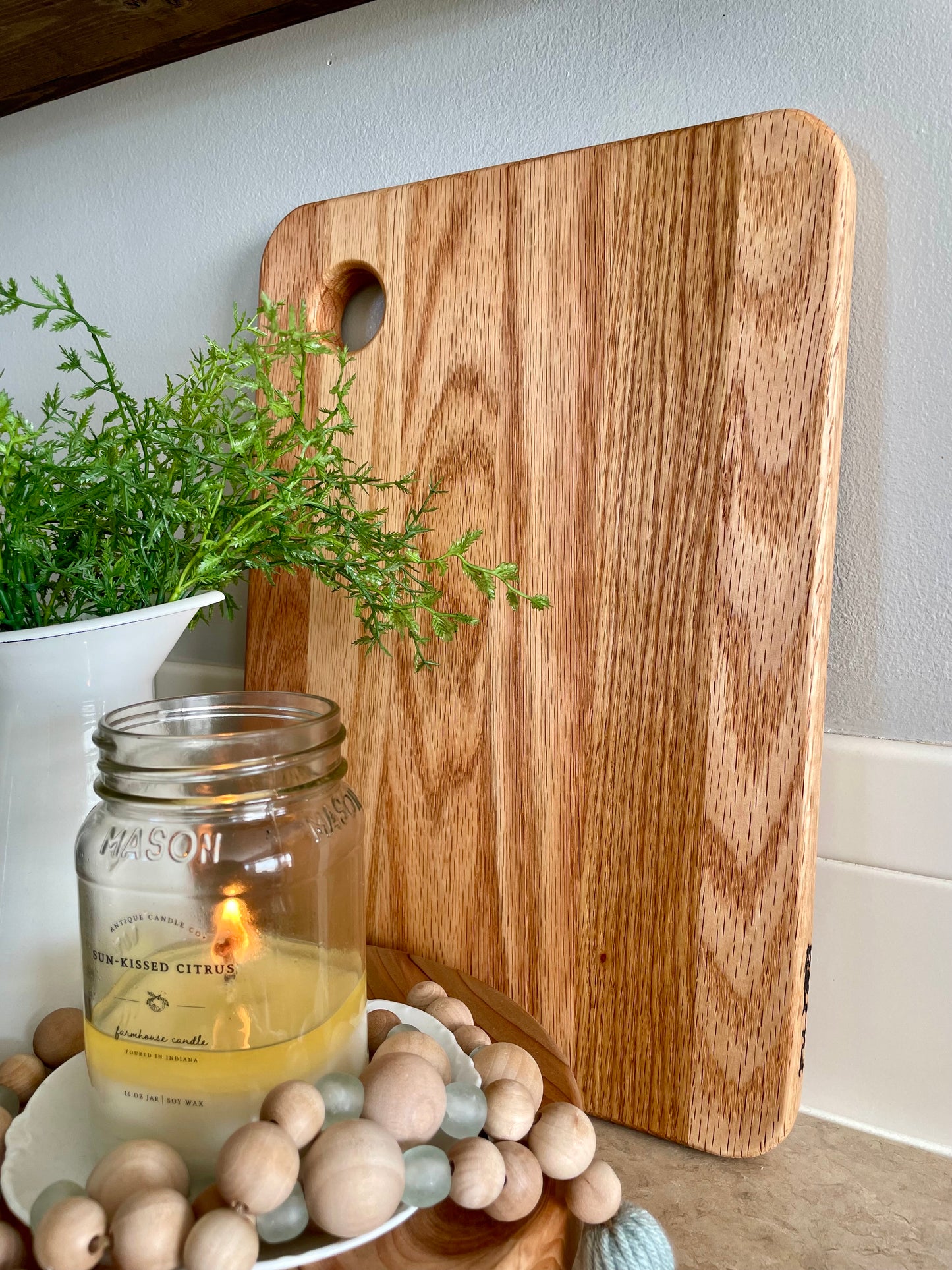 Handcrafted Oak Cutting Board