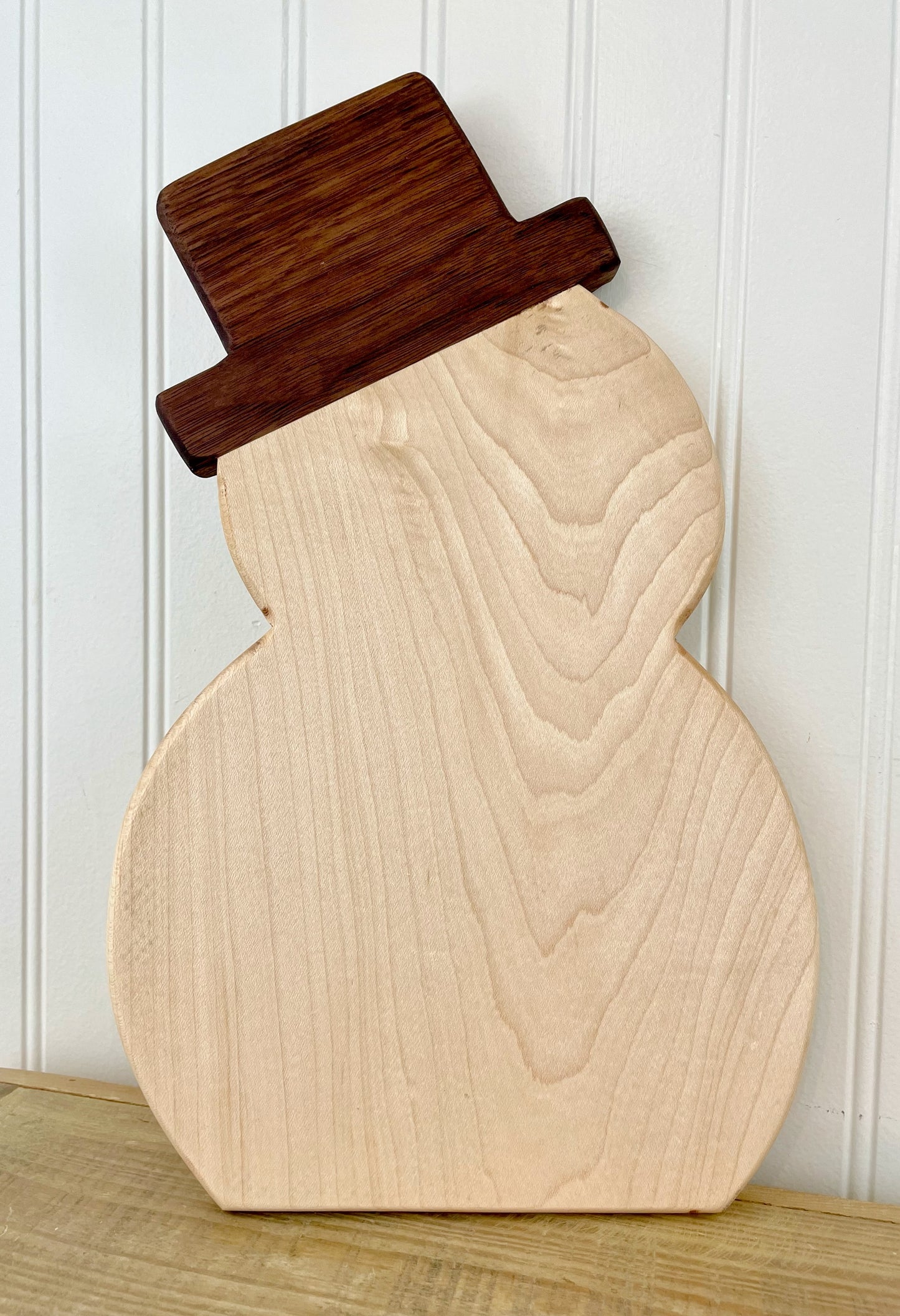 Handcrafted Snowman Board