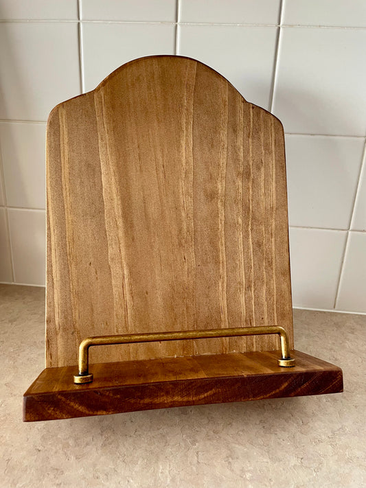 Handcrafted Cookbook Stand