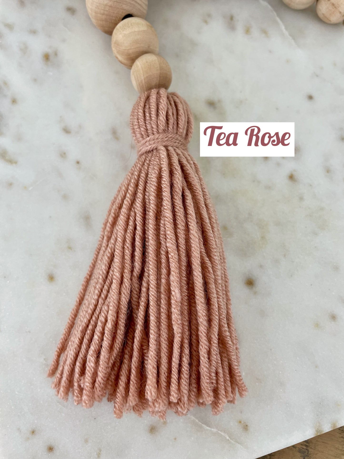 Wood Decor Bead Strand ~ Reese