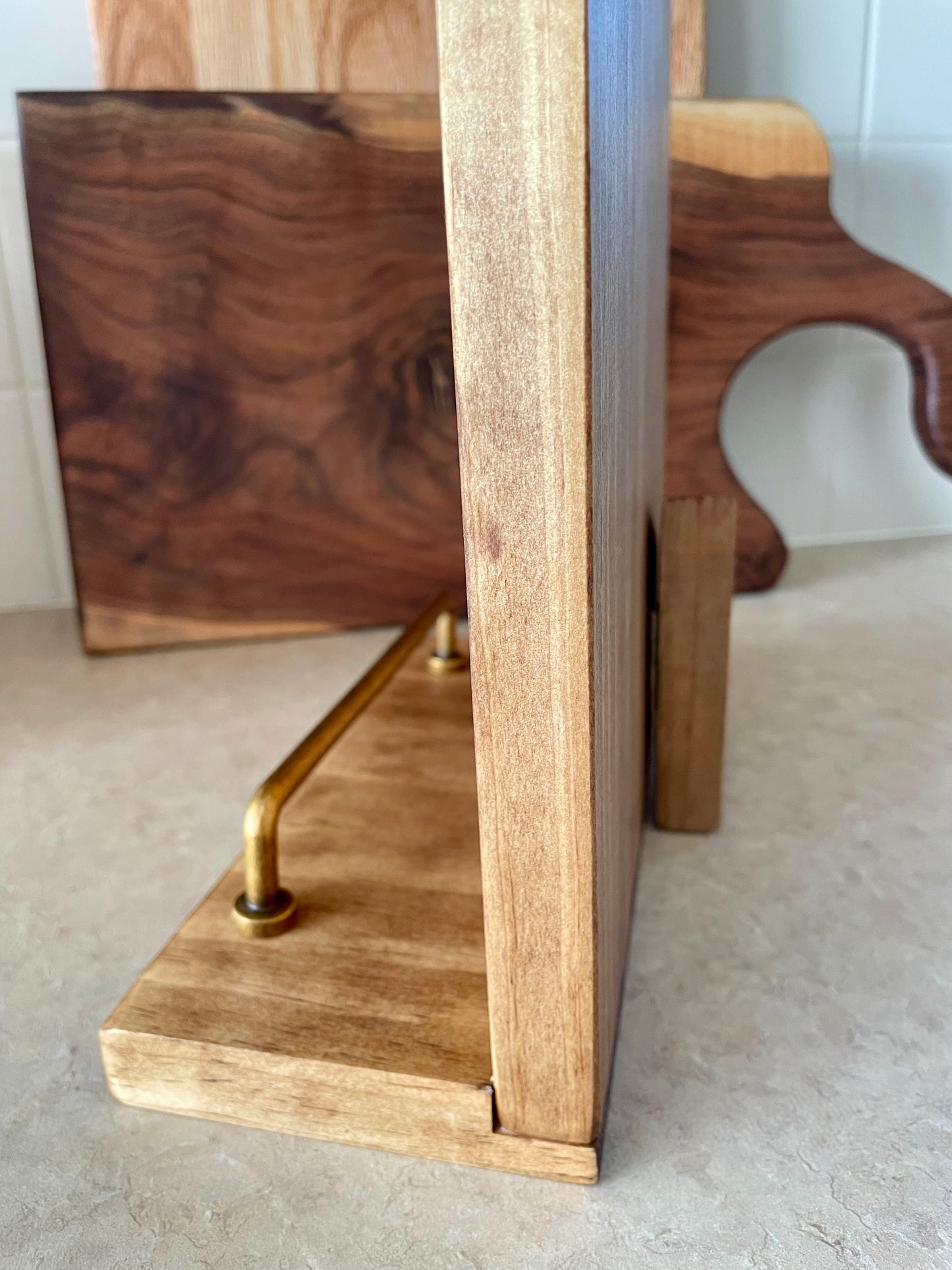 Handcrafted Cookbook Stand