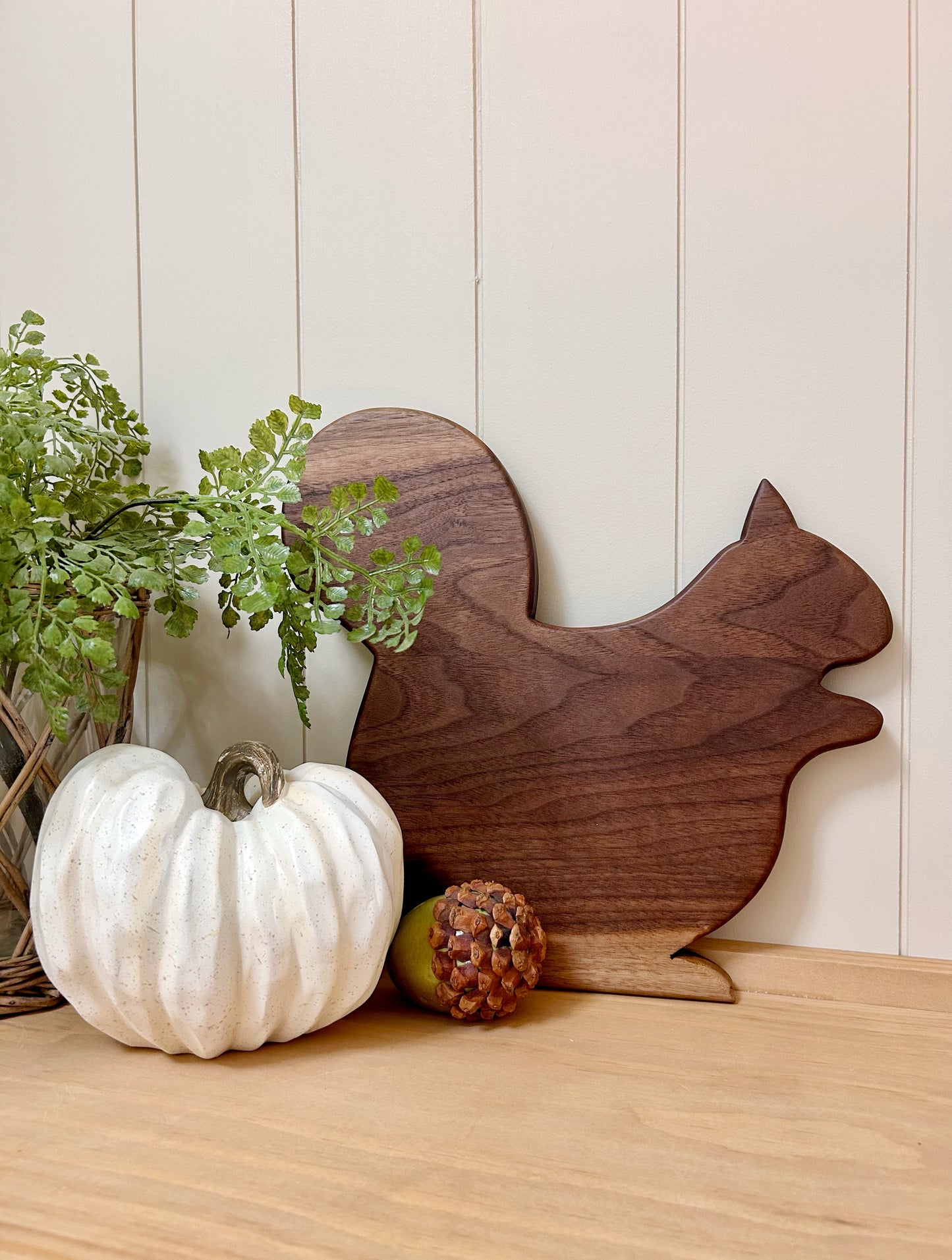 Handcrafted Squirrel Serving Board