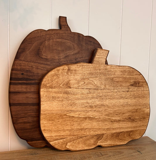 Handcrafted Pumpkin Serving Board