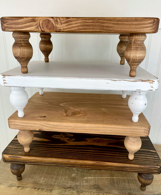 Handcrafted Pedestal Riser (New Design!)