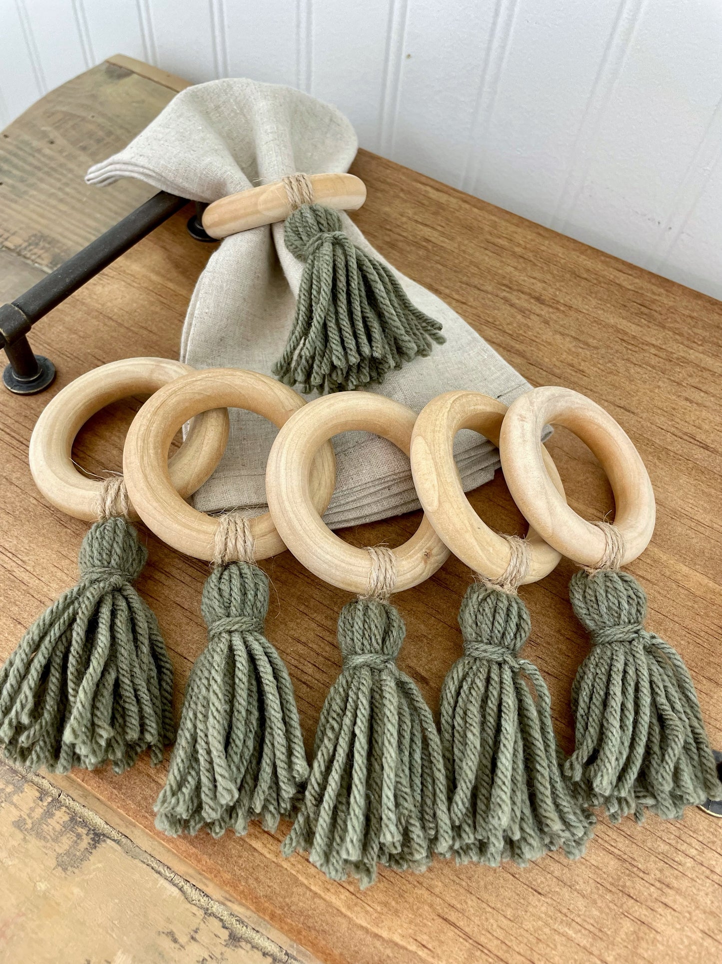 Tasseled Napkin Rings