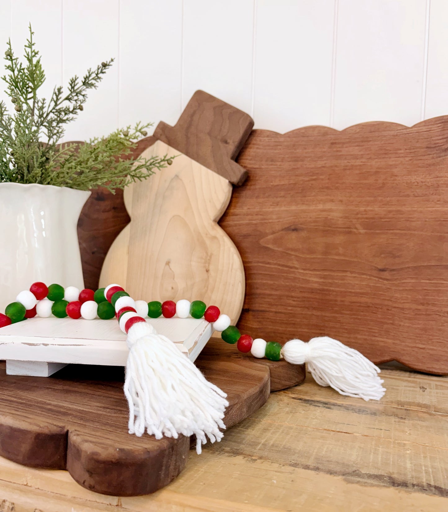 Handcrafted Ruffled Walnut Charcuterie Board