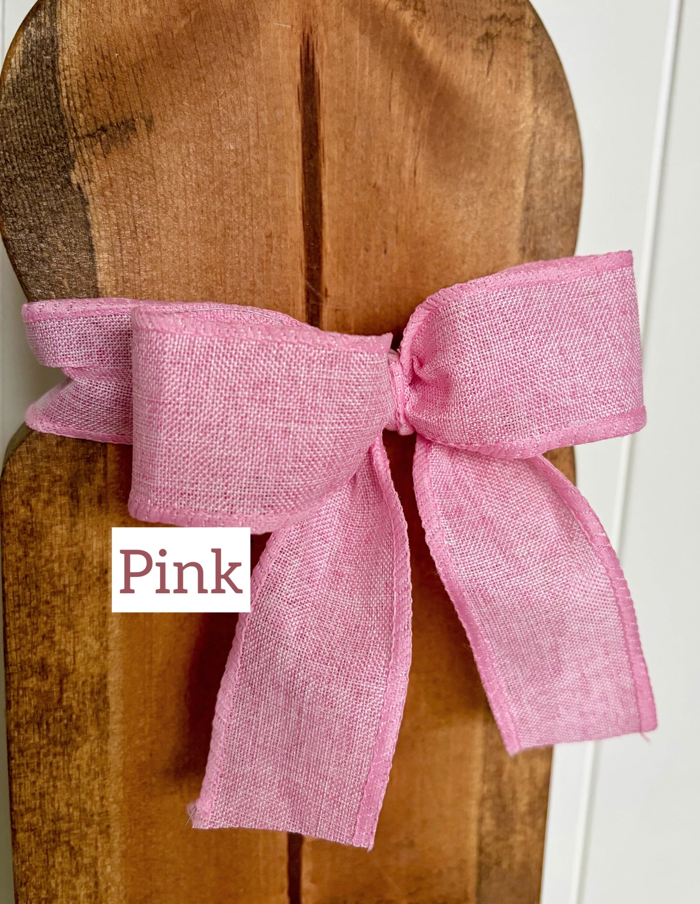 Handcrafted Pine Bunny- Round Ears