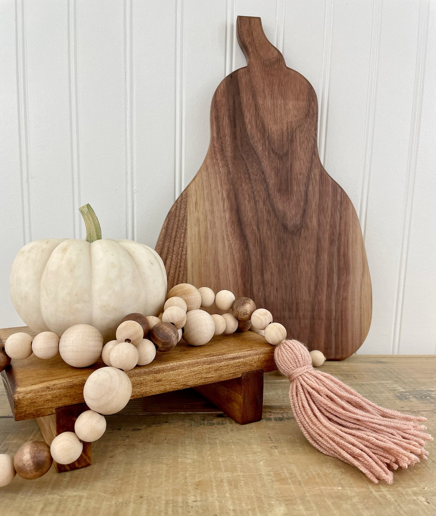 Mixed Wood Bead Strands