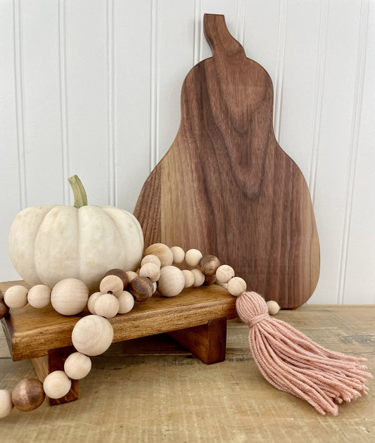 Mixed Wood Bead Strands