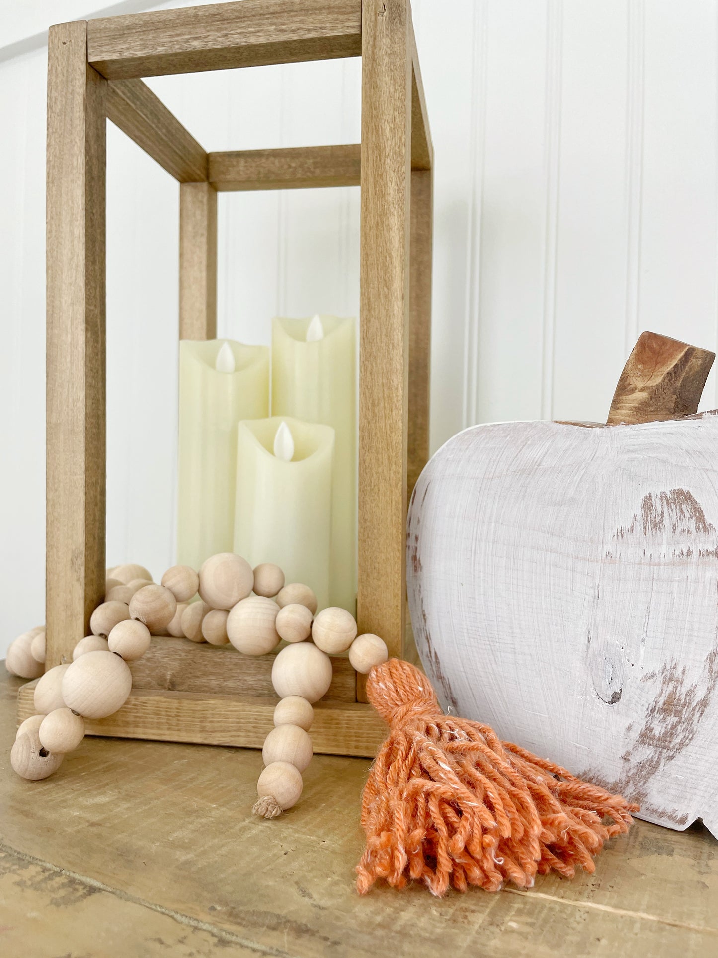 Wood Decor Bead Strand ~ Marie