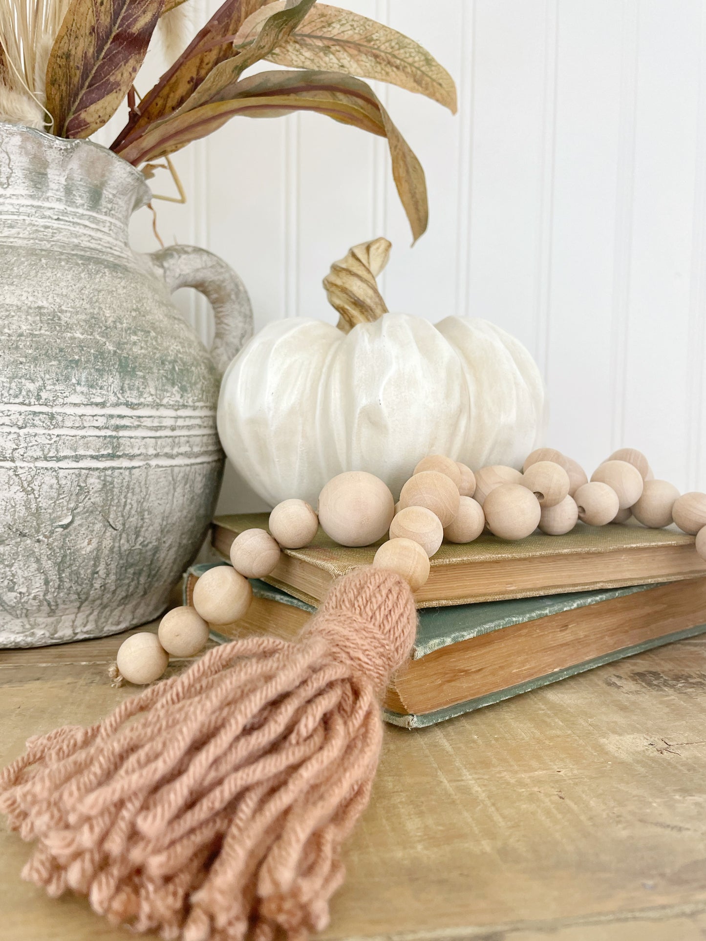 Wood Decor Bead Strand ~ Louise