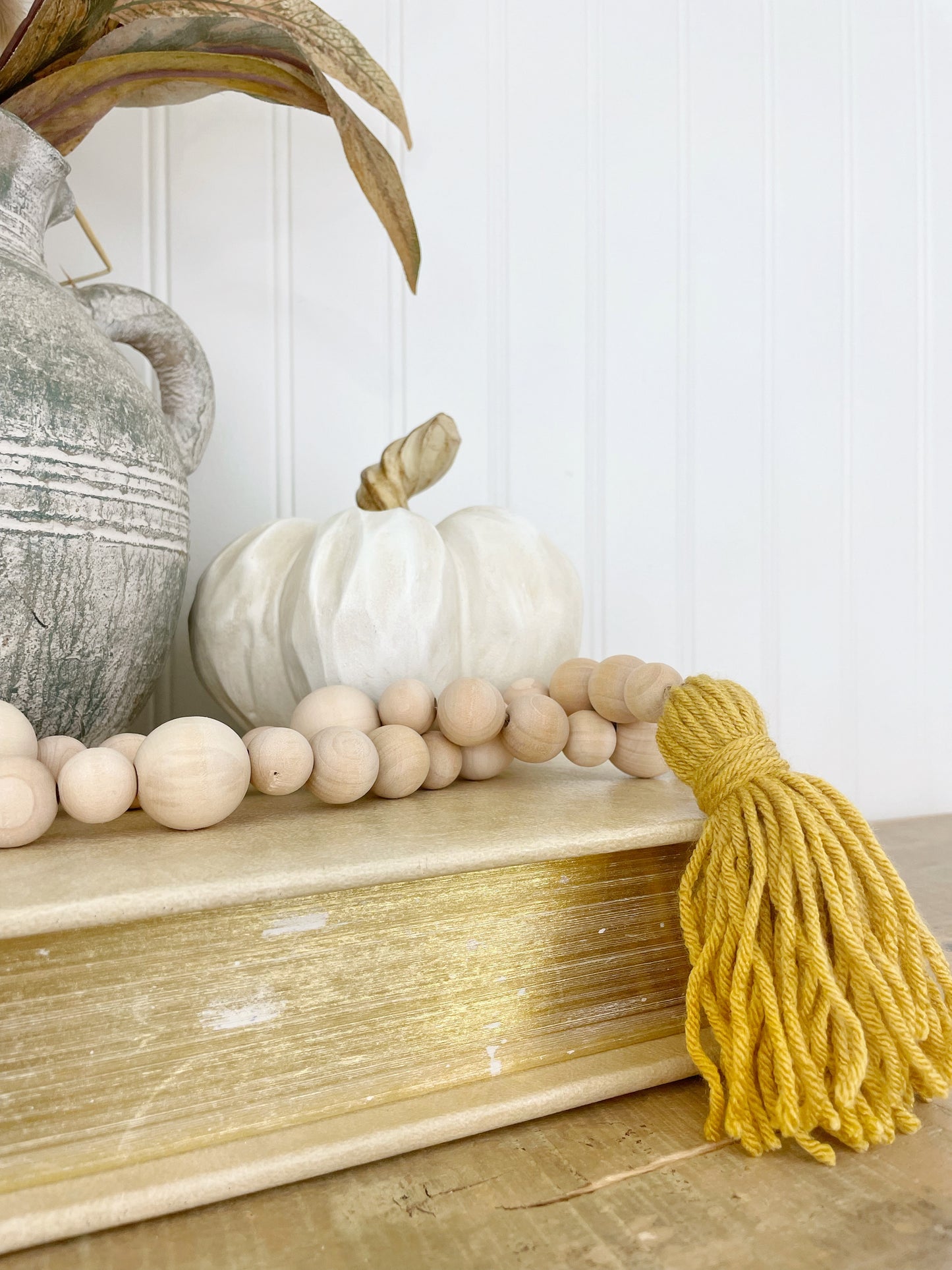 Wood Decor Bead Strand ~ Gayle