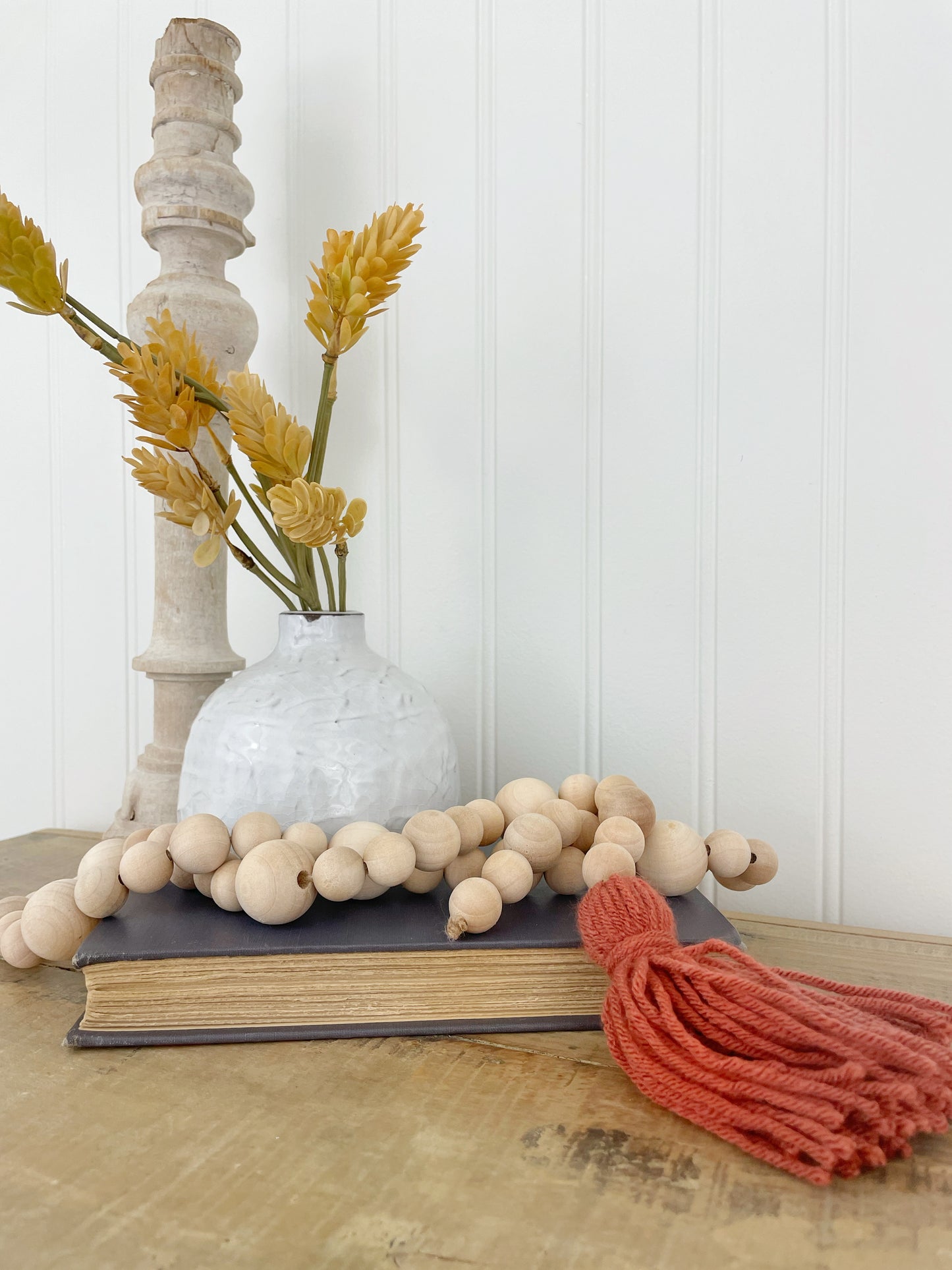 Wood Decor Bead Strand ~ Blythe