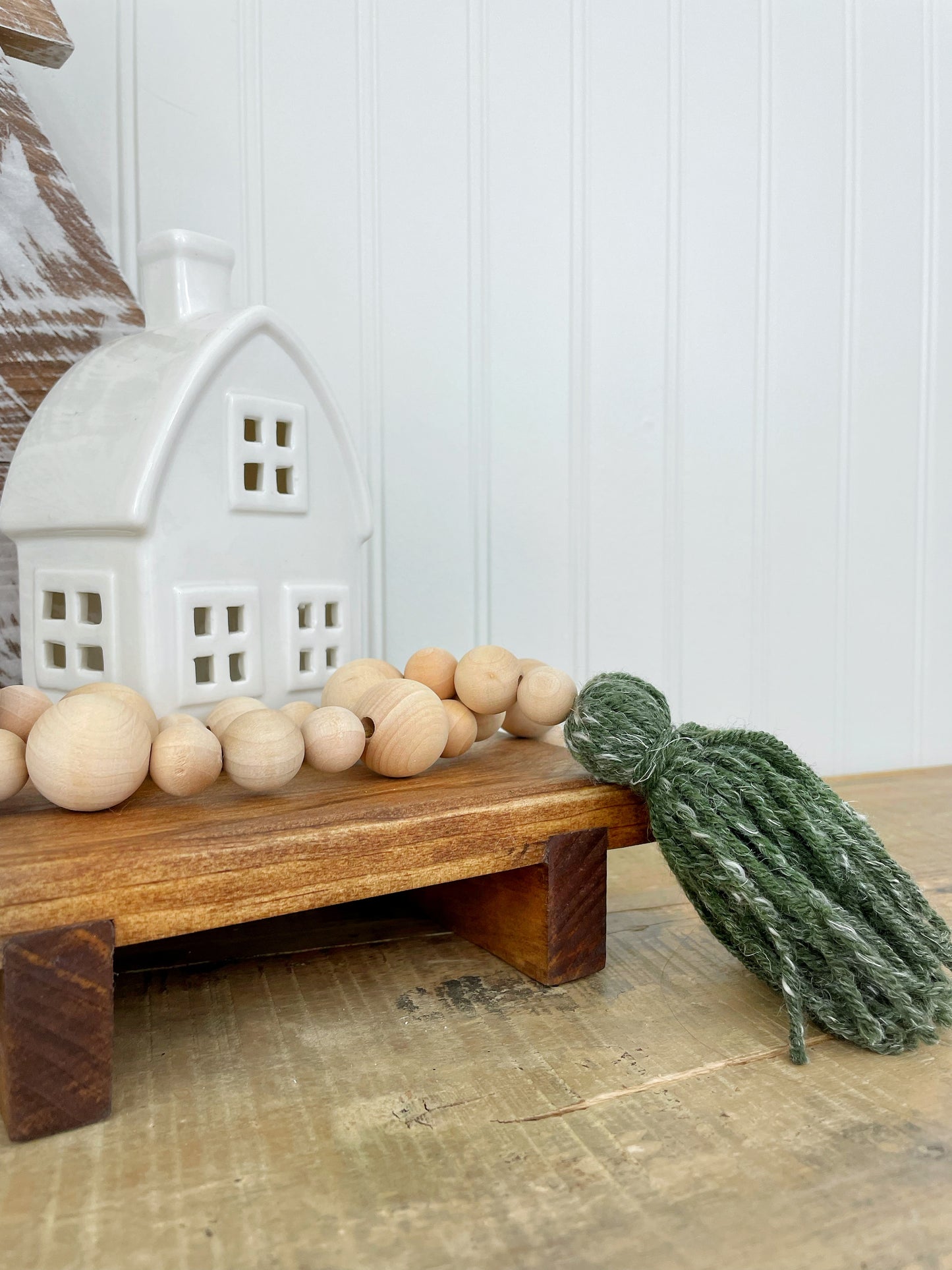 Wood Decor Bead Strand ~ Reese