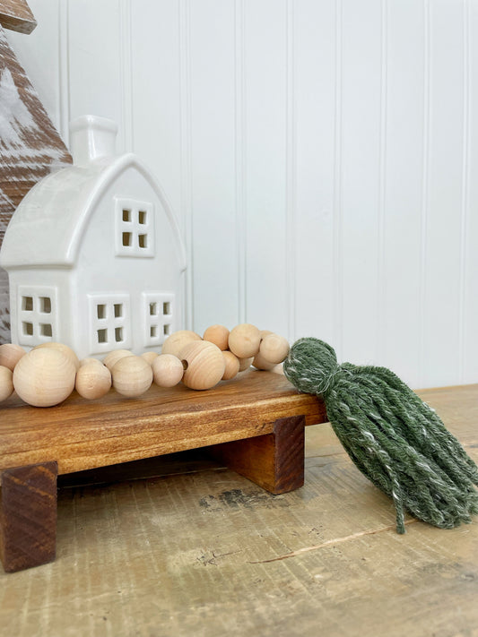 Wood Decor Bead Strand ~ Reese