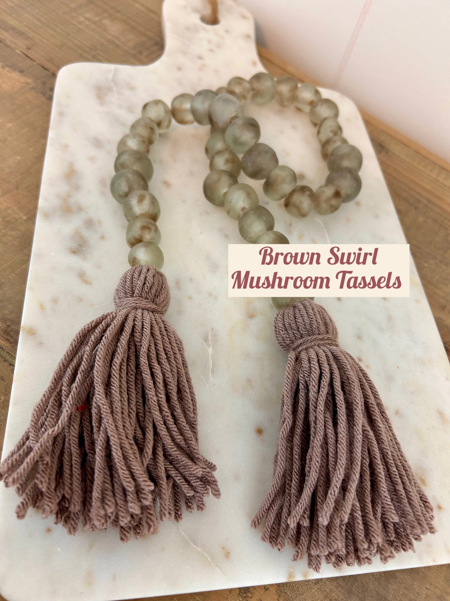 Glass Decor Bead Strand