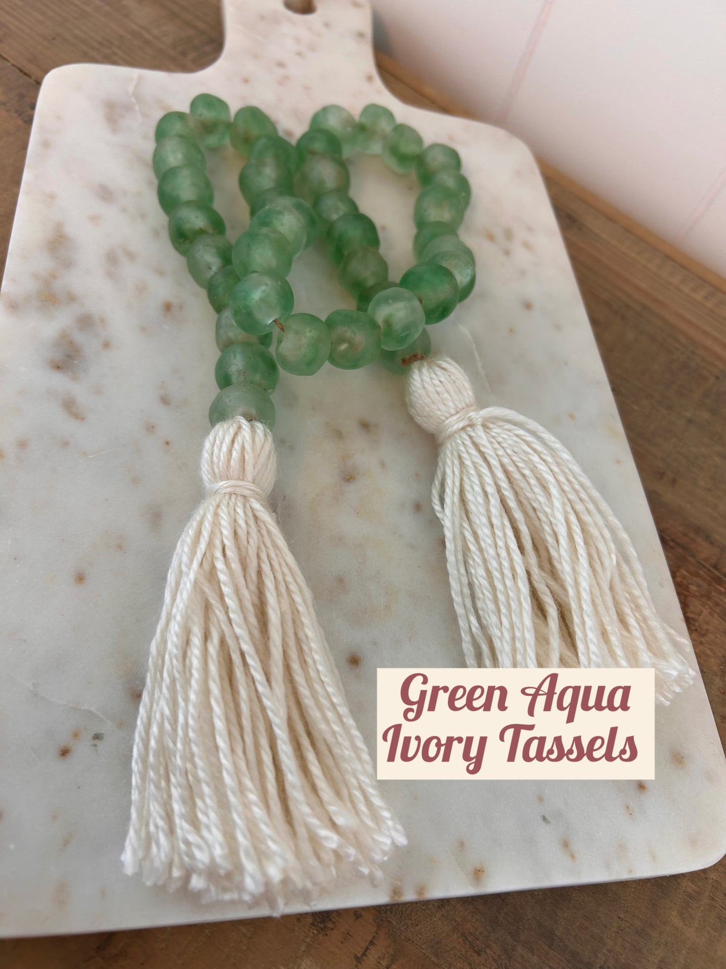 Glass Decor Bead Strand