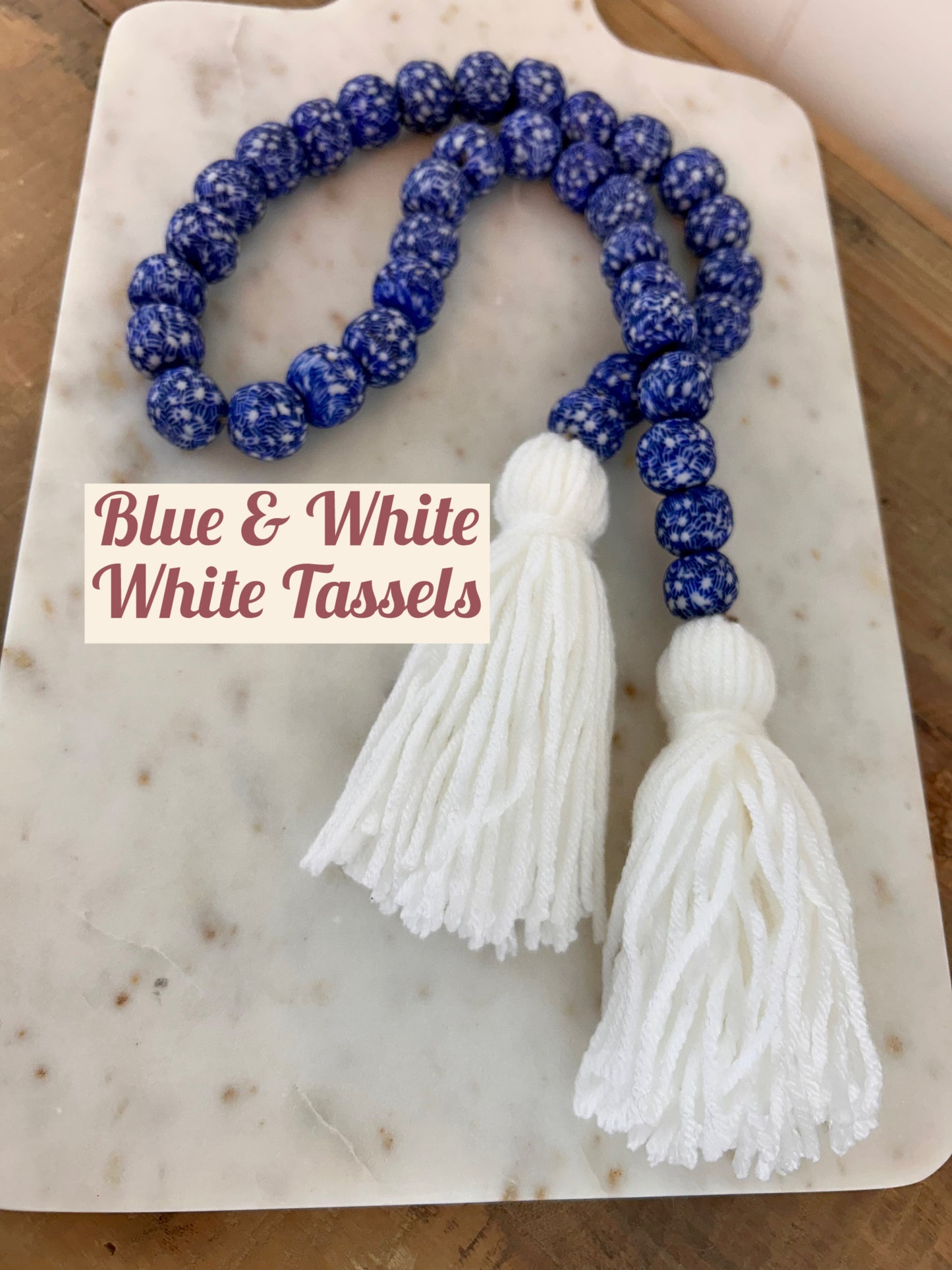 Glass Decor Bead Strand