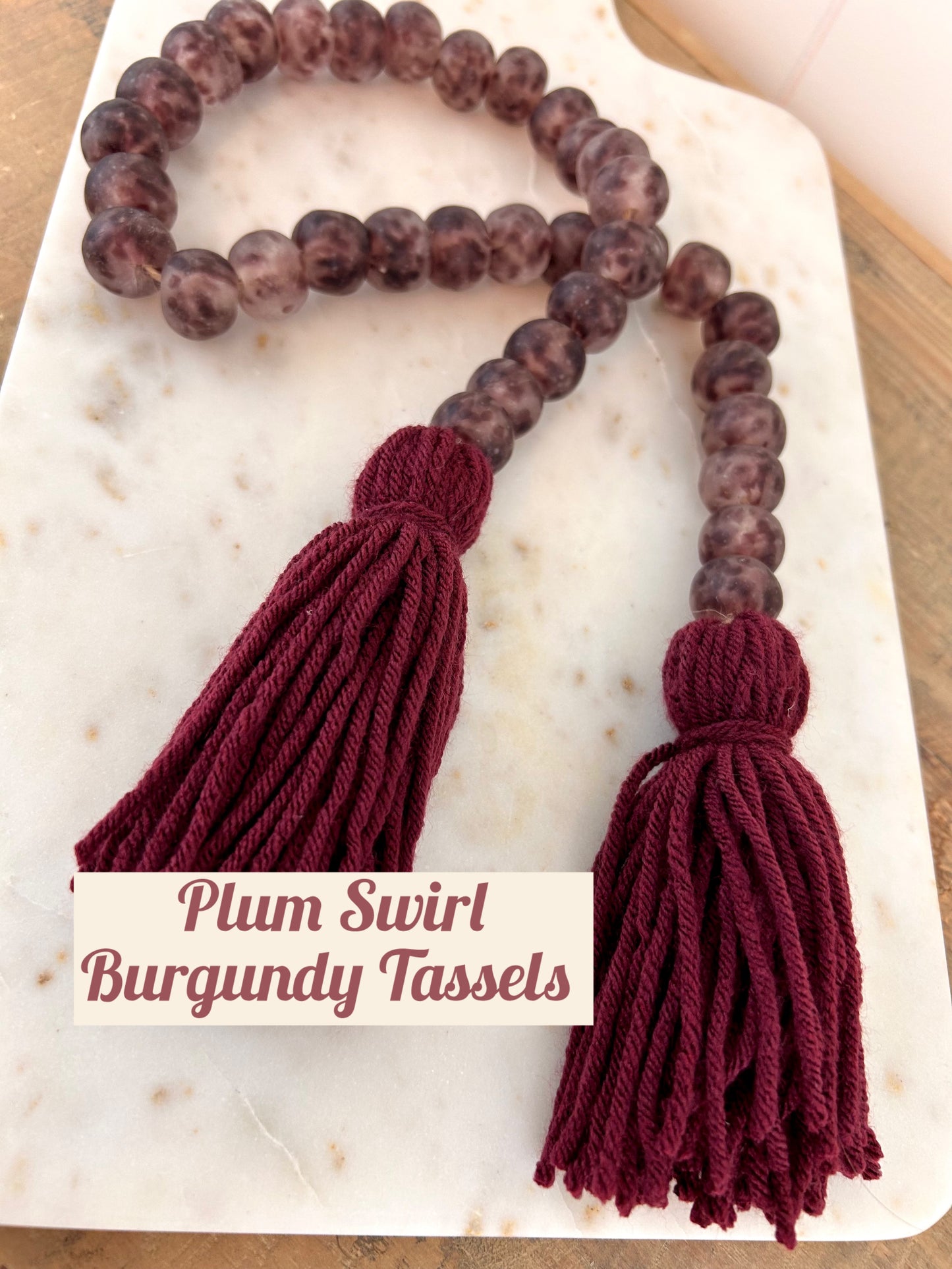 Glass Decor Bead Strand