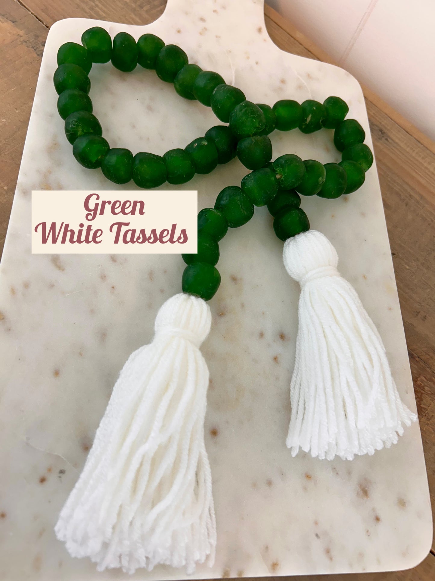 Glass Decor Bead Strand