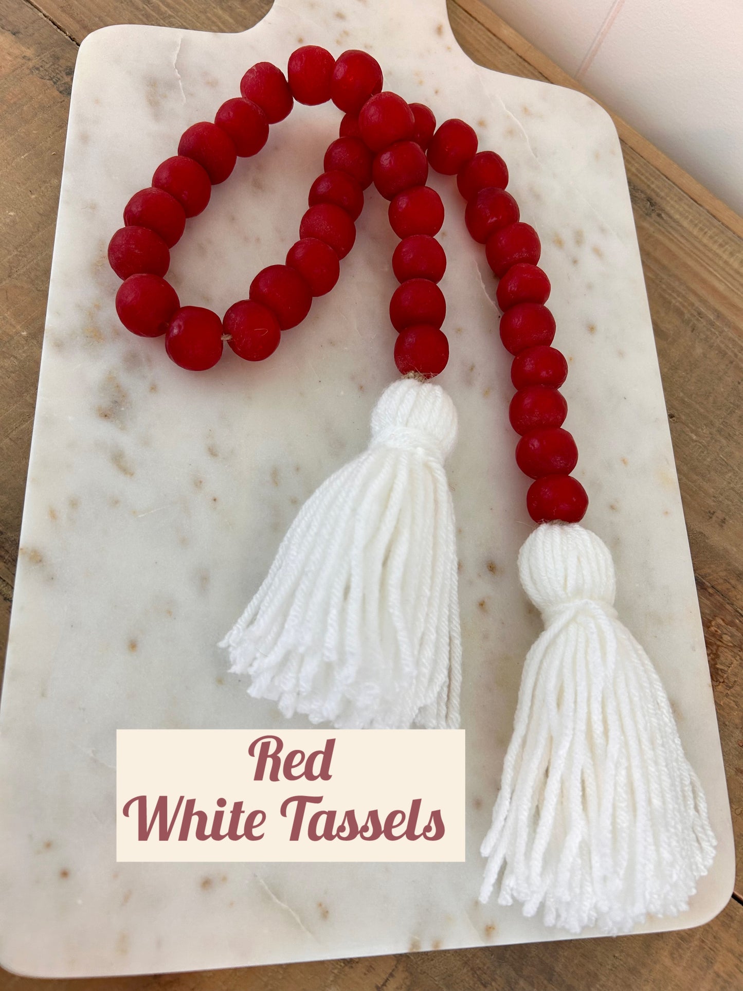 Glass Decor Bead Strand