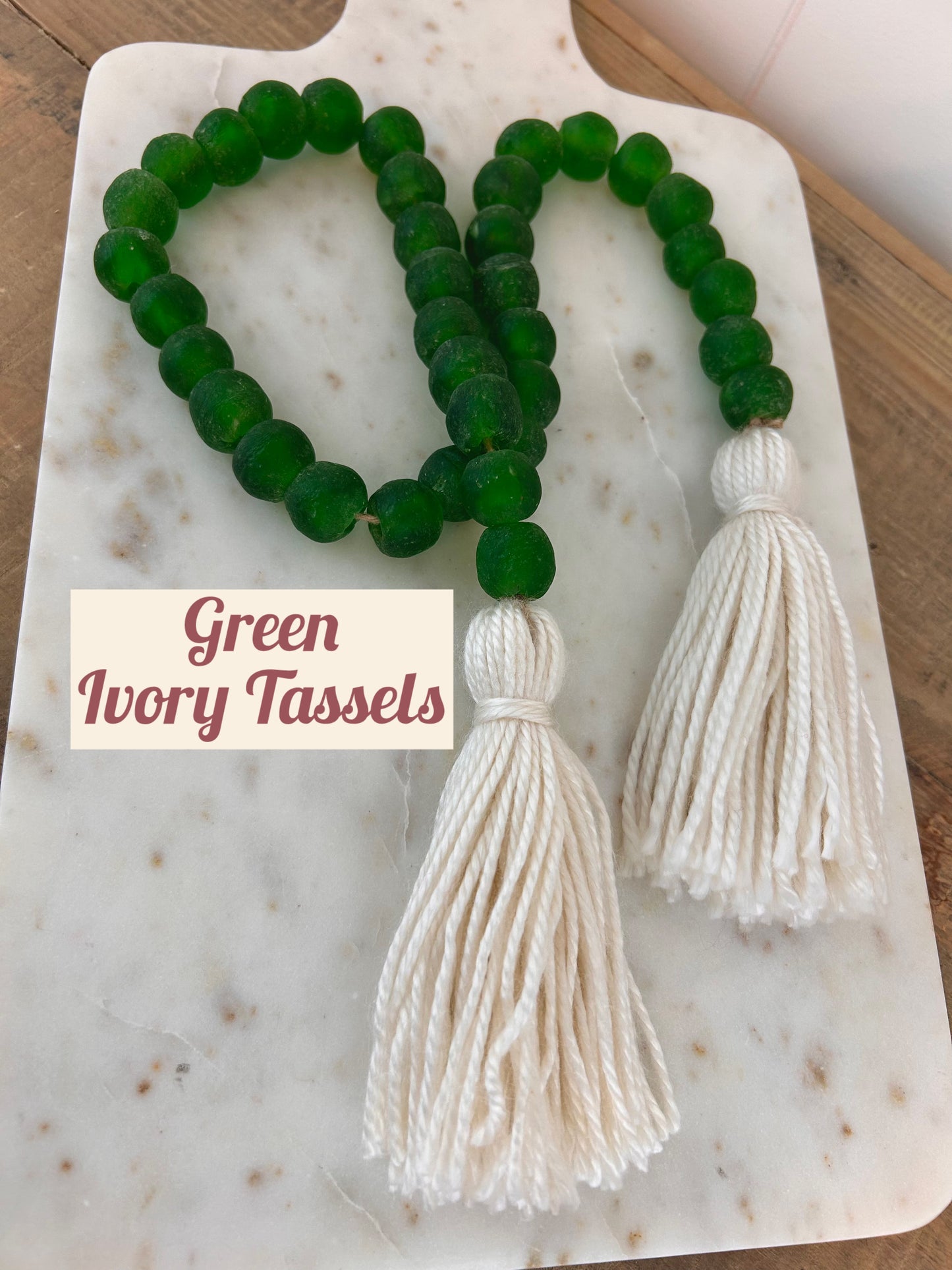 Glass Decor Bead Strand