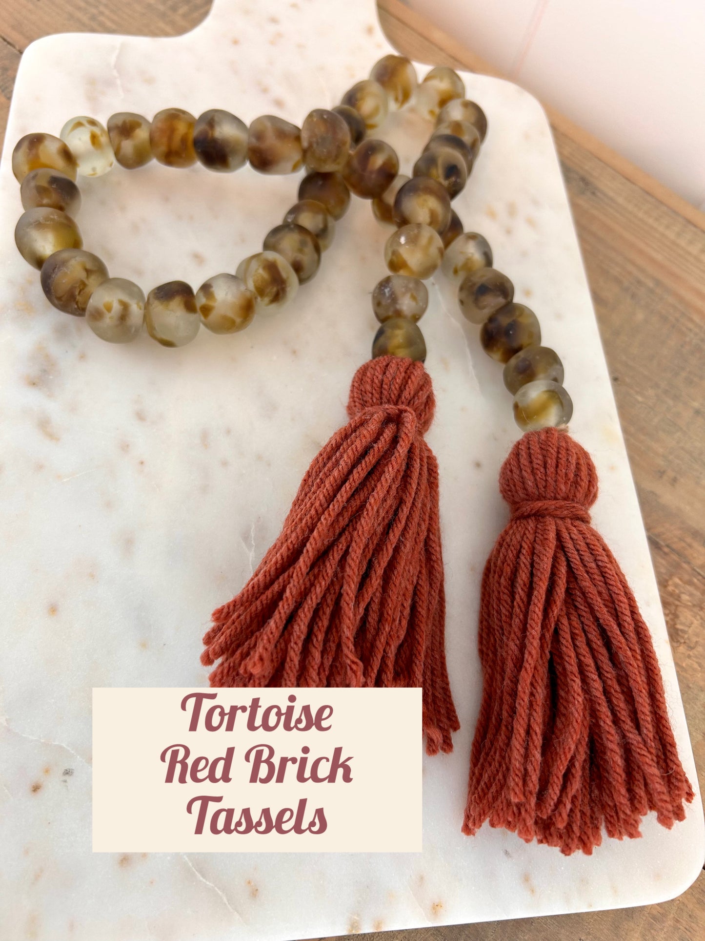 Glass Decor Bead Strand