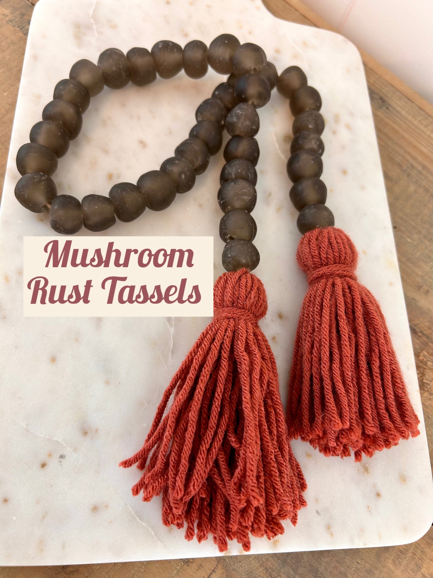 Glass Decor Bead Strand