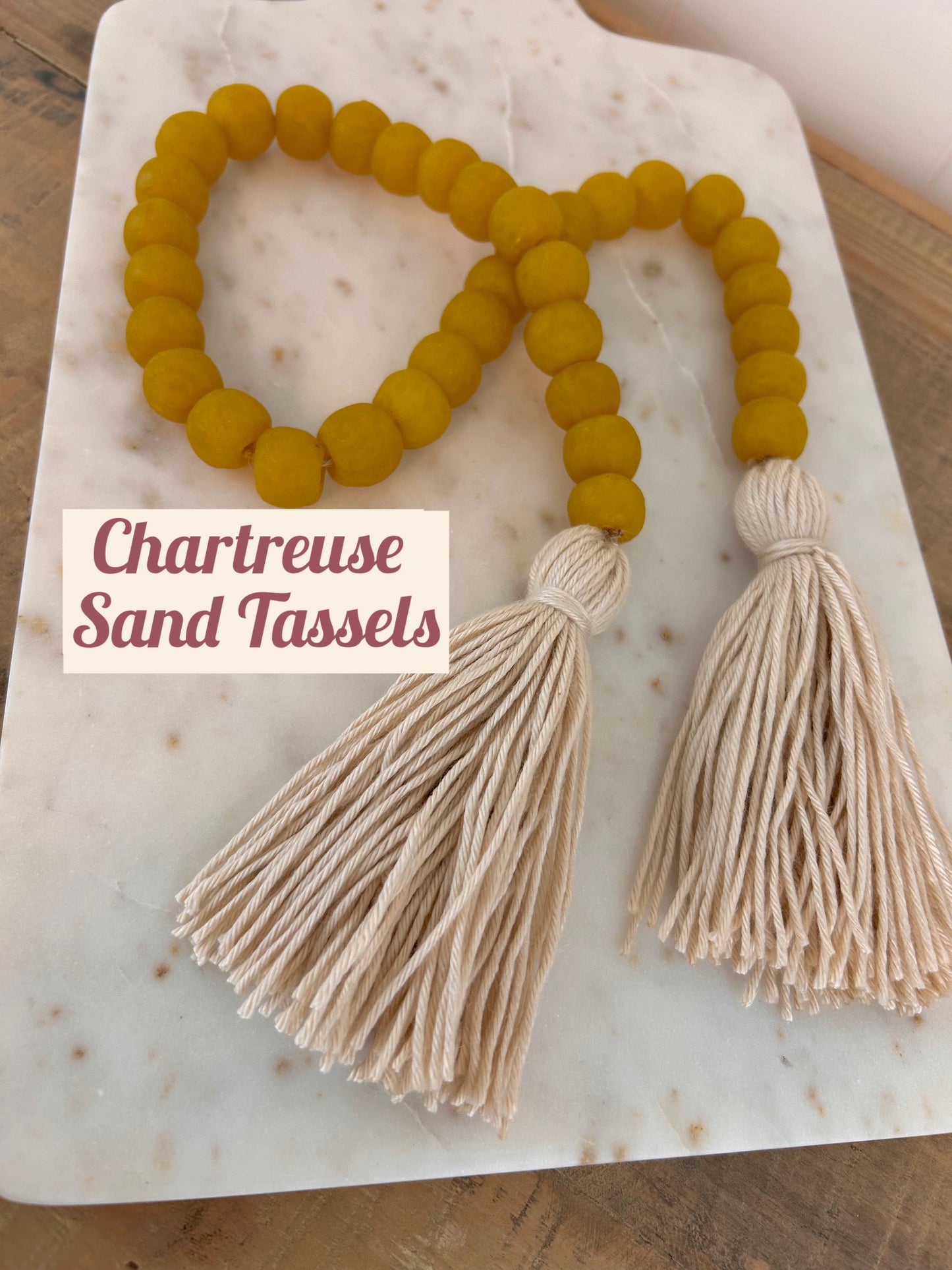 Glass Decor Bead Strand