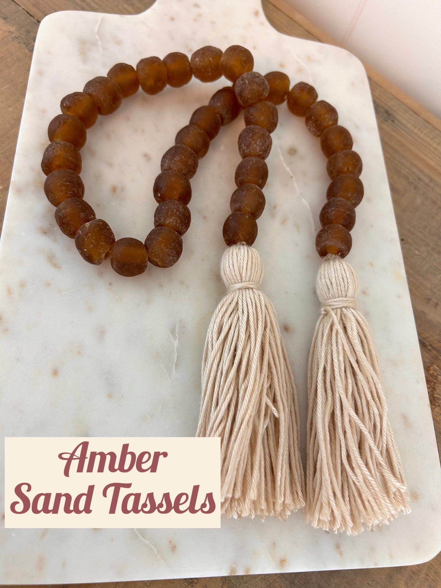 Glass Decor Bead Strand