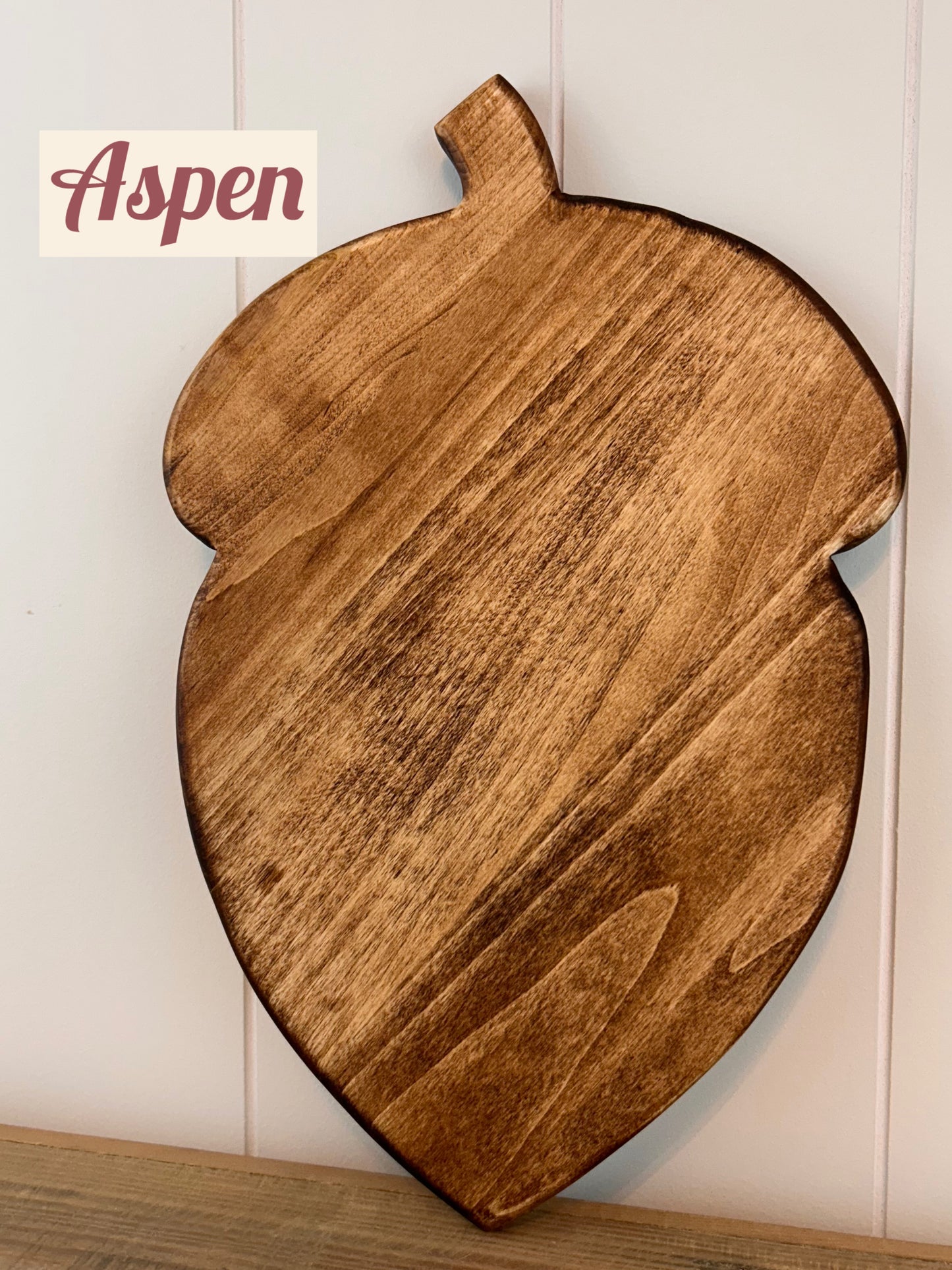 Handcrafted Acorn Serving Board