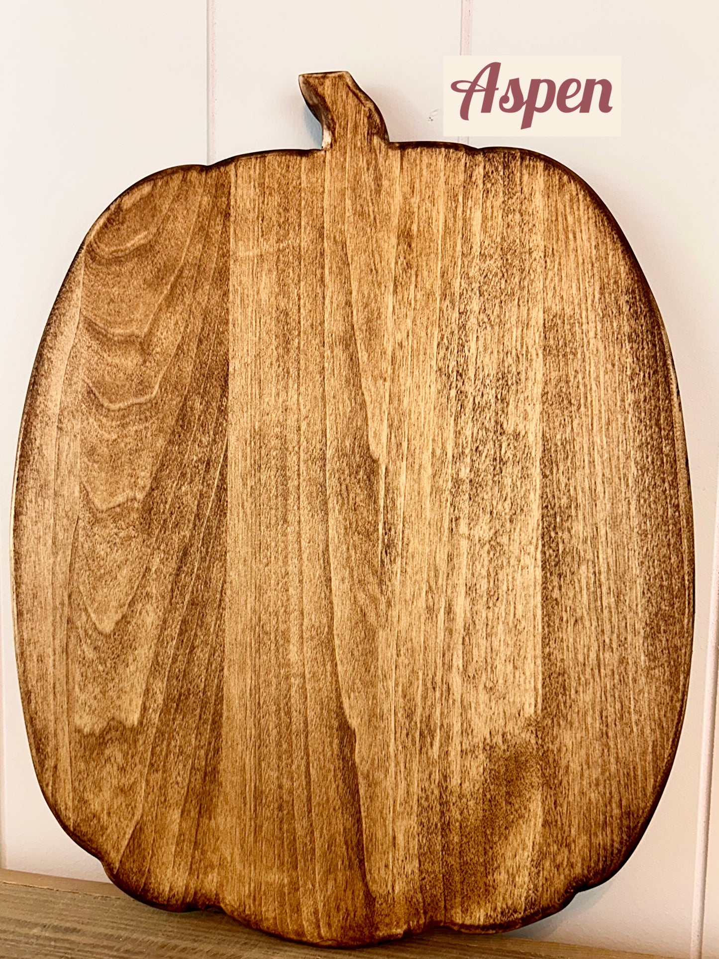 Handcrafted Pumpkin Serving Board