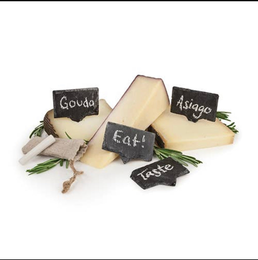 Slate Cheese Markers- Set of 4