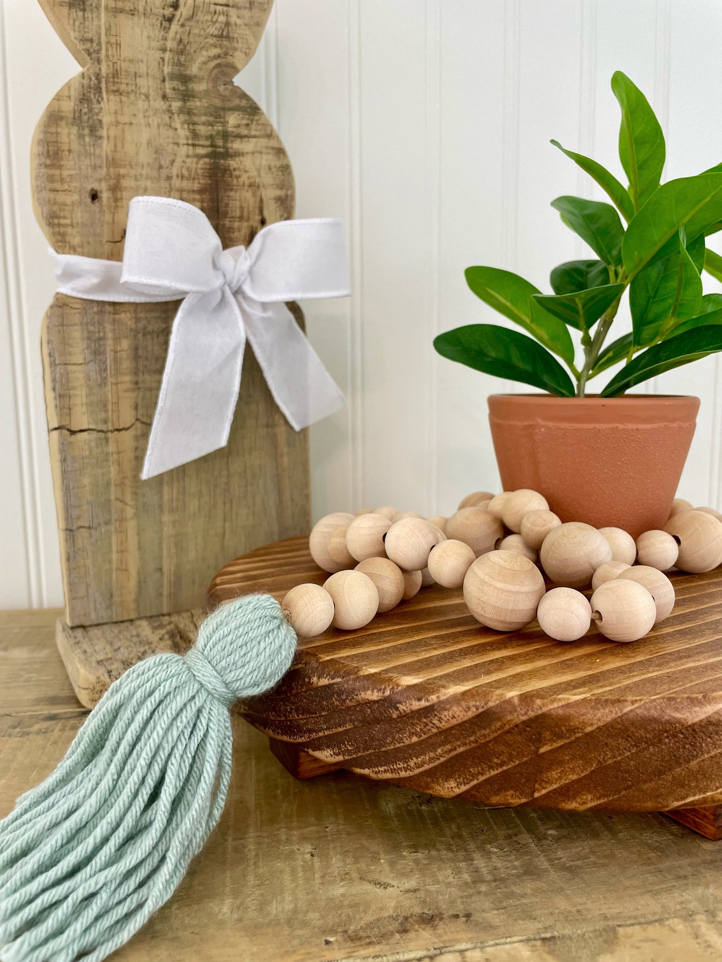 Wood Decor Bead Strand ~ Gayle