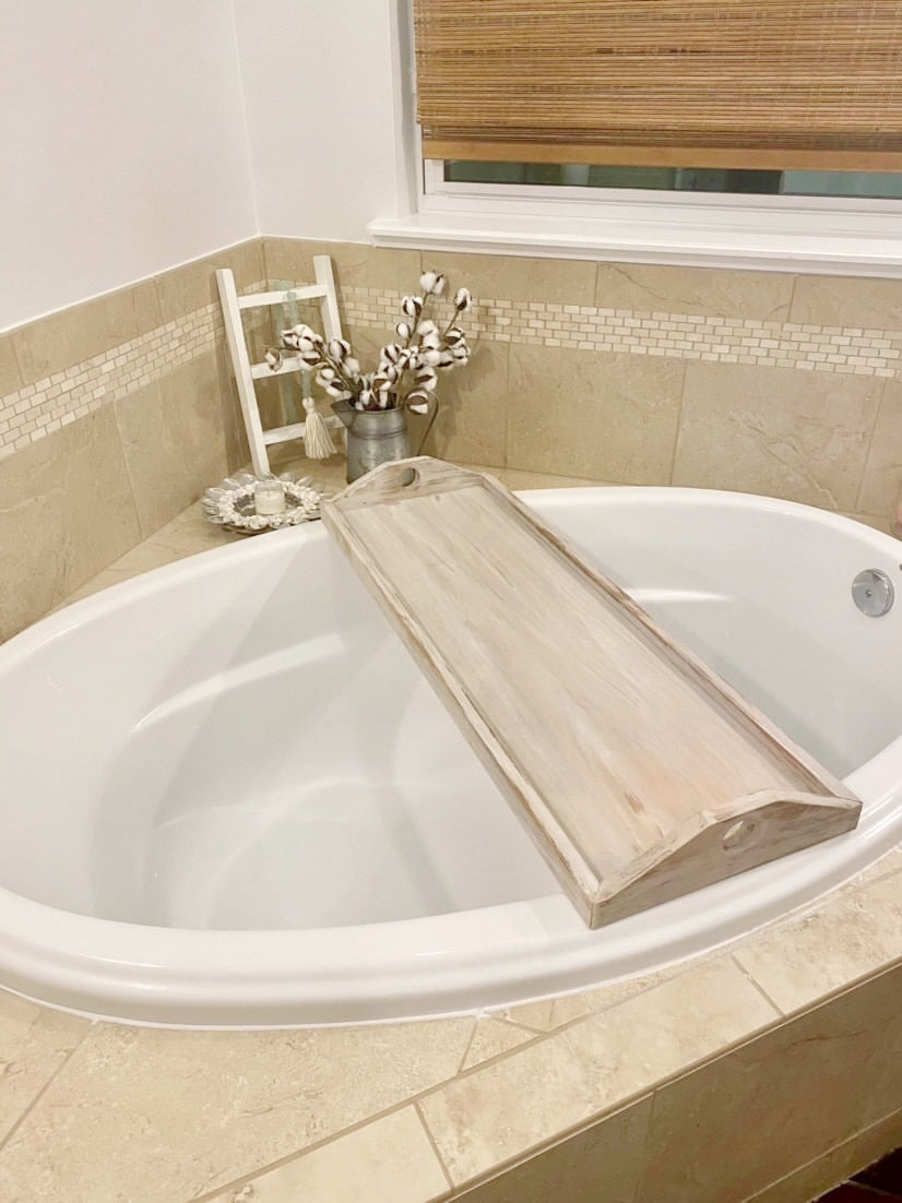 Handcrafted Custom Tub Tray