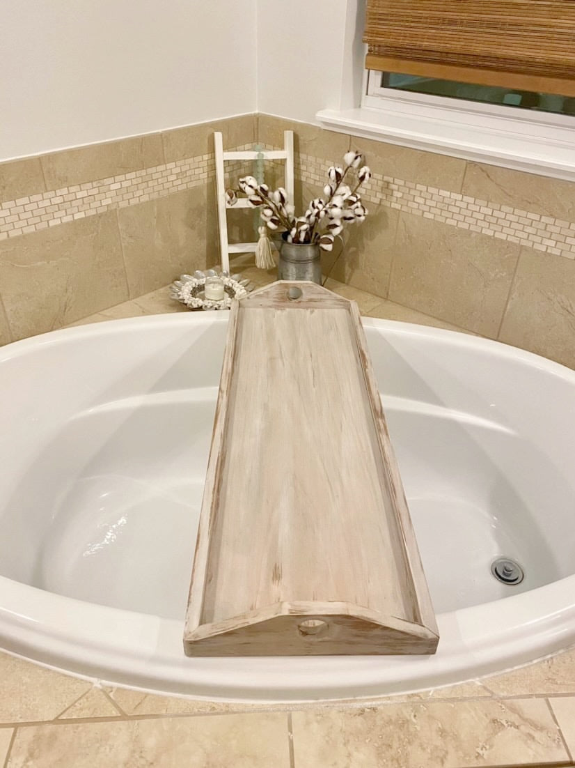 Handcrafted Custom Tub Tray