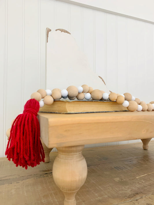 Mixed Wood Bead Strands