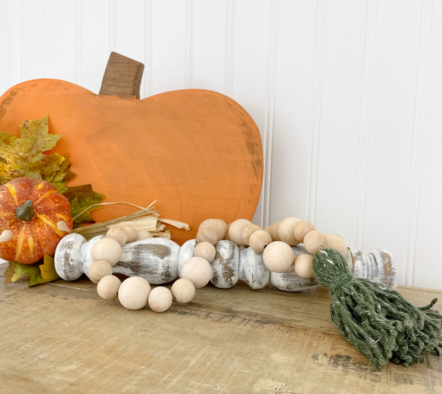 Handcrafted Decorative Wood Pumpkins